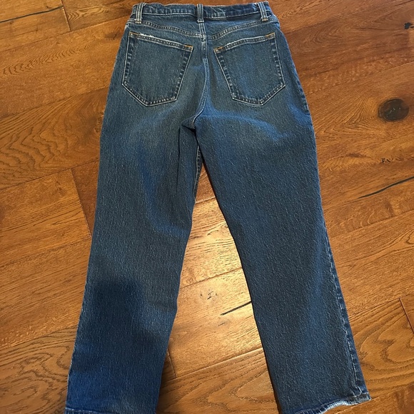 Abercrombie & Fitch 90s straight ultra high rise curve love denim jeans 27/4XS - Picture 4 of 6